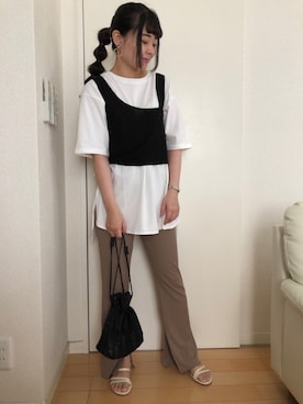 ma☺︎さん（レディース・158cm）の夏コーディネート