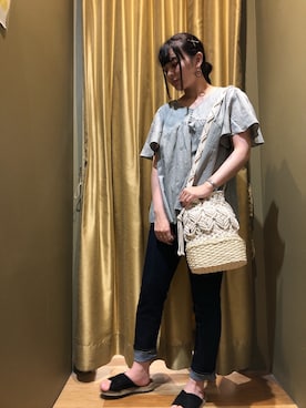 ma☺︎さん（レディース・158cm）の夏コーディネート