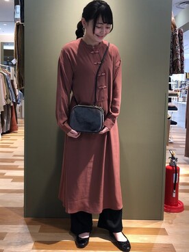 「Furryrate（ファーリーレート）のアイテム（パンツ）」を使った、ma☺︎さん（レディース・158cm）の秋コーディネート