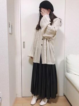 ma☺︎さん（レディース・158cm）の冬コーディネート