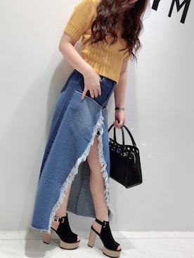 「ENVYM（アンビー）のアイテム（バッグ）」を使った、ENVYM_ERIKAさん（レディース・160cm）の春コーディネート