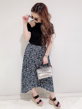 「ENVYM（アンビー）のアイテム（バッグ）」を使った、ENVYM_ERIKAさん（レディース・160cm）の春コーディネート