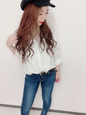 ENVYM_ERIKAさん（レディース・160cm）の夏コーディネート