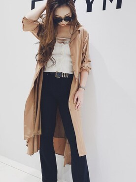 ENVYM_ERIKAさん（レディース・160cm）の夏コーディネート