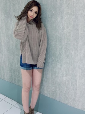 「パイソン柄」｜ENVYM_ERIKAさん（レディース・160cm）の冬コーディネート