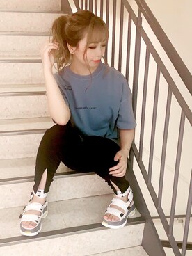 ENVYM_ERIKAさん（レディース・160cm）の夏コーディネート