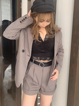 ENVYM_ERIKAさん（レディース・160cm）の夏コーディネート