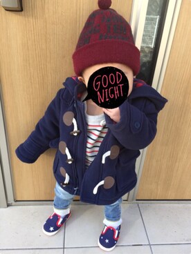 puchiさん（キッズ・70cm）の冬コーディネート