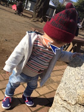 puchiさん（キッズ・70cm）の冬コーディネート