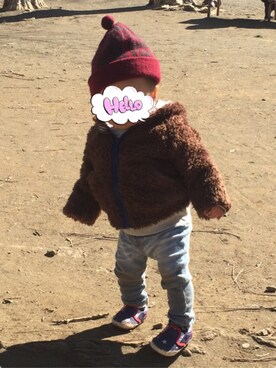 puchiさん（キッズ・70cm）の冬コーディネート