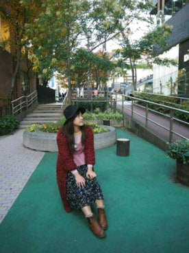 Pinkさん（レディース・165cm）の冬コーディネート