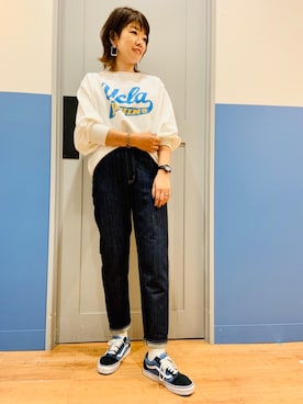 「アイテム（腕時計）」を使った、☺︎さいとを☺︎さん（レディース・174cm）の秋コーディネート