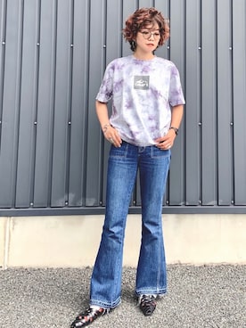 「アイテム（アナログ腕時計）」を使った、☺︎さいとを☺︎さん（レディース・174cm・30代）の夏コーディネート