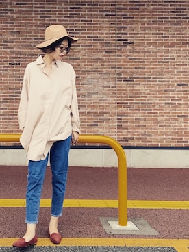 「アイテム（アナログ腕時計）」を使った、☺︎さいとを☺︎さん（レディース・174cm・30代）の秋コーディネート