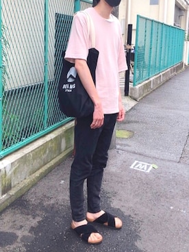 「chuu（チュー）のアイテム」を使った、shoさん（メンズ・182cm）の夏コーディネート