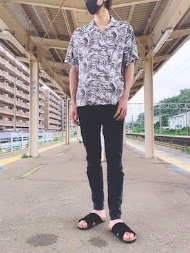 「chuu（チュー）のアイテム」を使った、shoさん（メンズ・182cm）の夏コーディネート