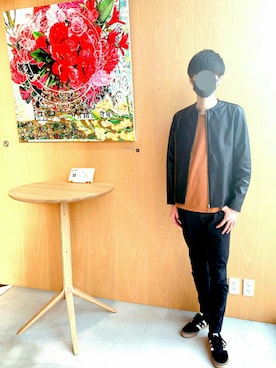 「chuu（チュー）のアイテム」を使った、shoさん（メンズ・182cm）の秋コーディネート