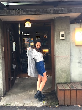 「VII&CO（VII&CO）のアイテム」を使った、Estrella Chenさん（レディース・155cm）の春コーディネート