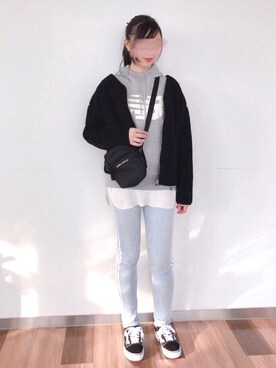 パーカーを使った 中学生 のレディース人気ファッションコーディネート 年齢 15歳 19歳 Wear