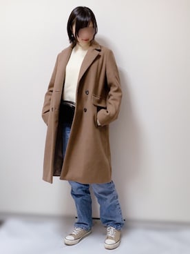 「ATTRANGS（アットランス）のアイテム」を使った、KANONさん（レディース・155cm）の冬コーディネート