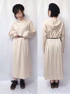 ワンピース ベージュ系 を使った 高校生 の人気ファッションコーディネート Wear