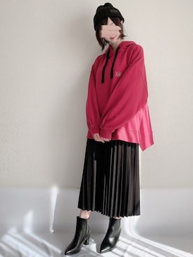 「ZOZOでしか買えない」｜「アイテム（ブーツ）」を使った、KANONさん（レディース・154cm）の秋コーディネート