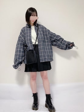 「mel（メル）のアイテム」を使った、KANONさん（レディース・154cm）の冬コーディネート