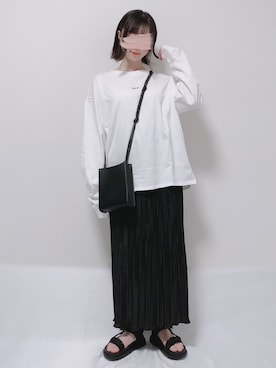 「アイテム（スカート）」を使った、KANONさん（レディース・154cm・10代）の春コーディネート