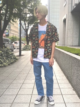 山根 広大さん（メンズ・175cm）の夏コーディネート