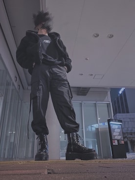 「G.O.C（ジーオーシー）のアイテム（ブルゾン）」を使った、たけるさん（メンズ・175cm）の冬コーディネート