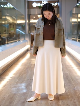 amoさん（レディース・158cm）の春コーディネート