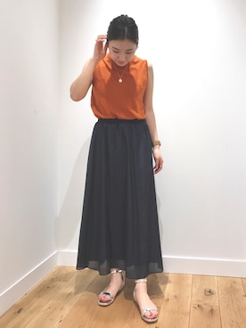 amoさん(レディース・158cm)の夏コーディネート