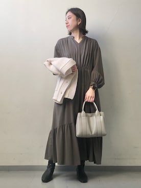 amoさん（レディース・158cm）の冬コーディネート