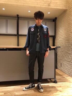 HYSTERIC GLAMOUR���~�l�G�X�g�X�b�v�ēc ��������̃o���O��/���X�g�o���h�u�iHYSTERIC GLAMOUR�b�q�X�e���b�N�O���}�[�j�v���g�����R�[�f�B�l�[�g