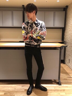 HYSTERIC GLAMOUR���~�l�G�X�g�X�b�v�ēc ��������̃o���O��/���X�g�o���h�u�iHYSTERIC GLAMOUR�b�q�X�e���b�N�O���}�[�j�v���g�����R�[�f�B�l�[�g