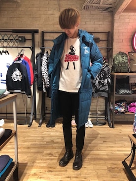 久米田 直樹さん(メンズ・184cm)の冬コーディネート