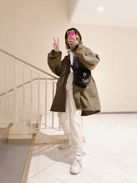 「SPINNS（スピンズ）のアイテム（ジャケット/アウター）」を使った、mai＊さん（レディース・161cm）の冬コーディネート