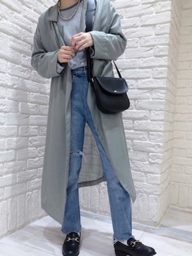 「SPINNS（スピンズ）のアイテム（ジャケット/アウター）」を使った、mai＊さん（レディース・161cm）の春コーディネート