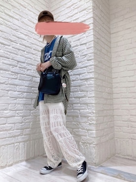 「Kastane」｜「アイテム（その他トップス）」を使った、mai＊さん（レディース・161cm）の春コーディネート