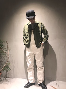 「Apple Watch」｜「アイテム（オールインワン・サロペット）」を使った、hirofumi inoue さん（メンズ・184cm）の春コーディネート