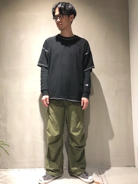 hirofumi inoue さん（メンズ・184cm）の春コーディネート