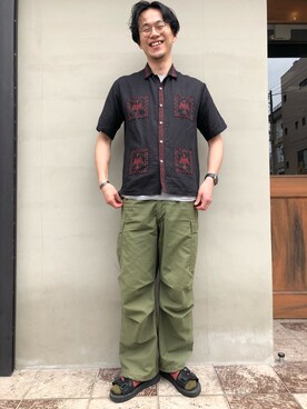 hirofumi inoue さん（メンズ・184cm）の春コーディネート