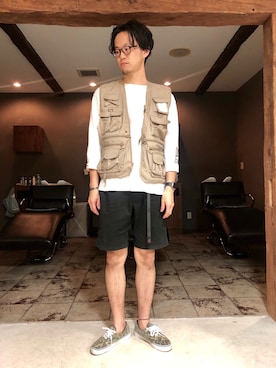 hirofumi inoue さん（メンズ・184cm）の夏コーディネート