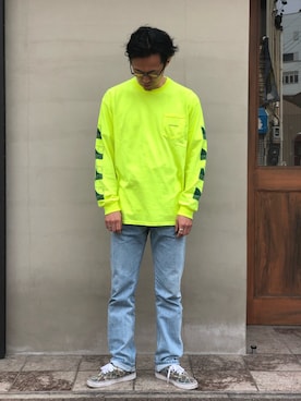 hirofumi inoue さん（メンズ・184cm）の春コーディネート