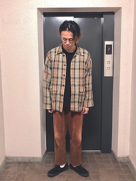 South2 West8】MEN Hunting Shirt - Plaid Twill HM874を使った人気