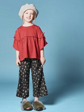 「Right-on（ライトオン）のアイテム（サンダル）」を使った、Right-on KID'Sさん（キッズ・120cm）の夏コーディネート
