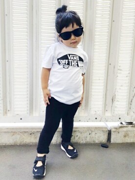 「VANS（バンズ）のアイテム」を使った、Right-on KID'Sさん（キッズ・92cm）の夏コーディネート