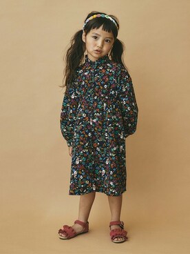 「Right-on（ライトオン）のアイテム（ワンピース/ドレス）」を使った、Right-on KID'Sさん（キッズ・110cm）の秋コーディネート