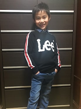 「Right-on（ライトオン）のアイテム（パンツ）」を使った、Right-on KID'Sさん（キッズ・120cm）の秋コーディネート