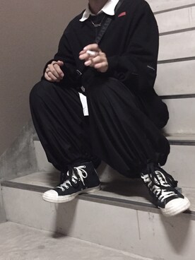 「LAD MUSICIAN（ラッドミュージシャン）のアイテム（スウェット）」を使った、cunaさん（メンズ・171cm）の秋コーディネート